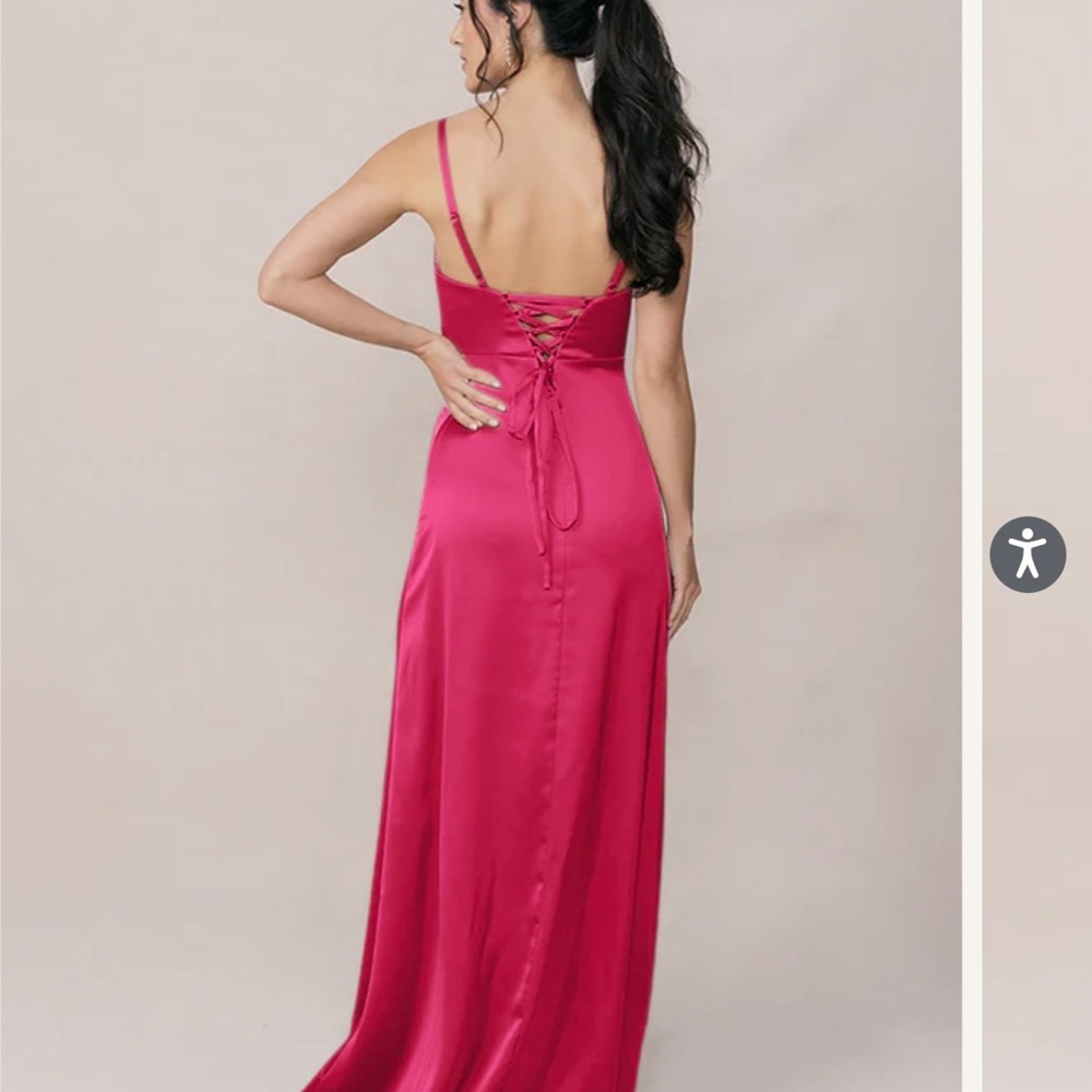 Revelry Hot Pink bridesmaid dress (brand new)